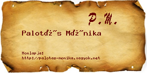 Palotás Mónika névjegykártya